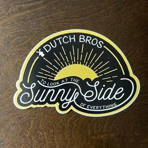 COPY - COPY - Dutch Bros Sunny Side Sticker